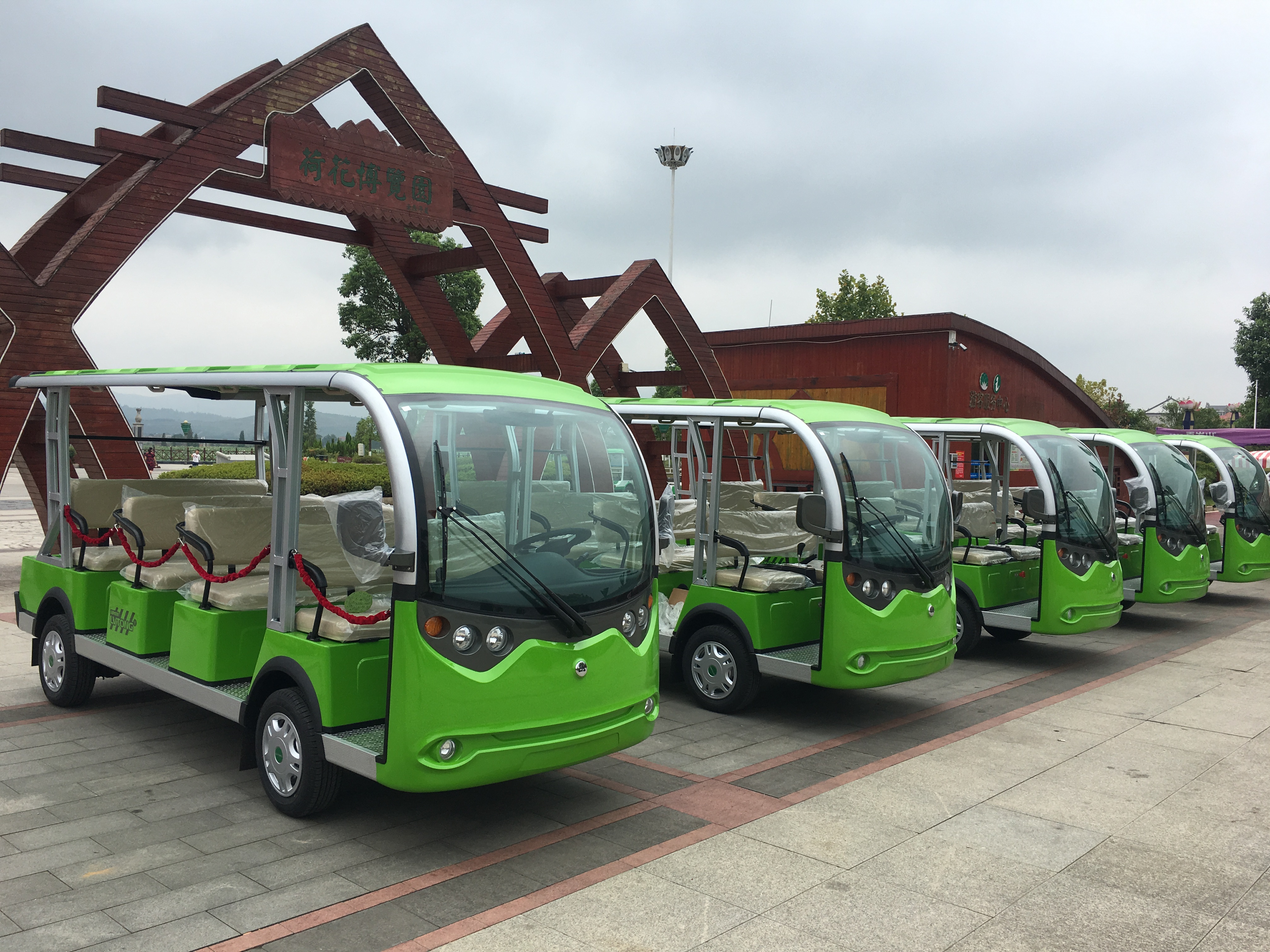 萍乡市某景区荷花园观光车案例